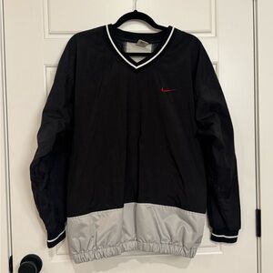 Vintage Nike Black and White Windbreaker